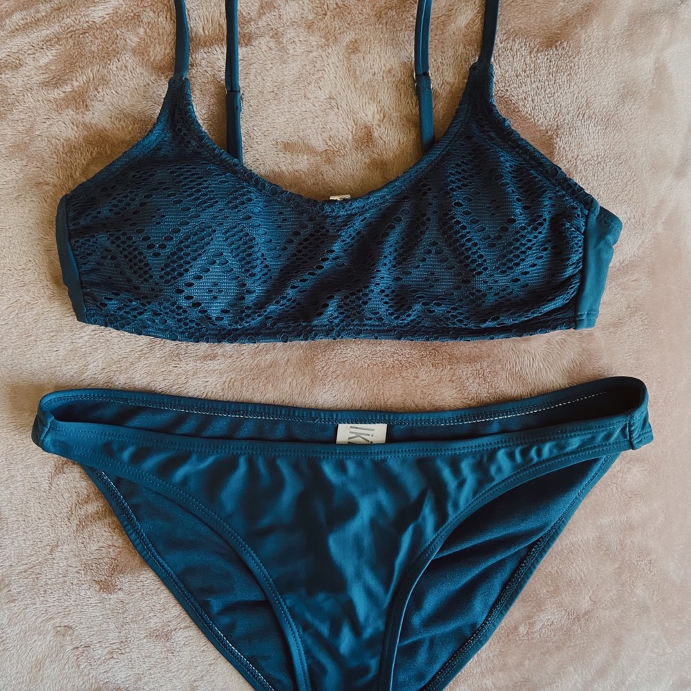 Navy Blue Bikini Set